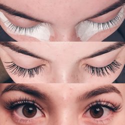 Lashes by Paige - My client before & after with a natural silky mink set! Perfect for everyday make up with the perks of no mascara!