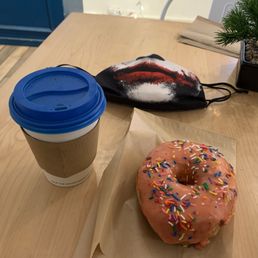 Coffee and donut
