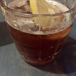 Constant Sorrow: Putney ginger liqueur, bourbon, blackberry shrub, trinity bitters