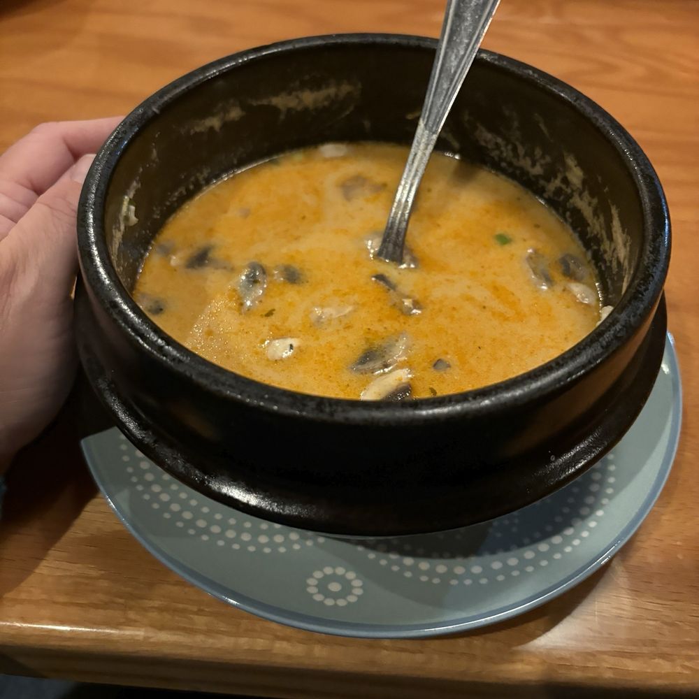 Thai Chili - Big bowl of Chicken Coconut Soup Looks bigger in oerson. - Thai Near Me - Baton Rouge, Louisiana Thai Chili - Big bowl of Chicken Coconut Soup Looks bigger in oerson. - Thai Near Me - Baton Rouge, Louisiana