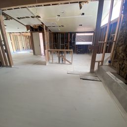 The property after lead and asbestos removal