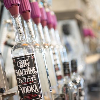 Big Machine Distillery - a row of bottles of liquor - Distilleries Near Me - Lynnville, Tennessee