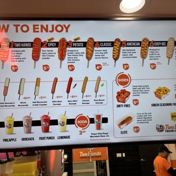 Two Hands Corn Dogs - Menu - Fast Food Near Me - Tustin, California Two Hands Corn Dogs - Menu - Fast Food Near Me - Tustin, California