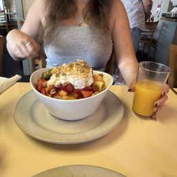 Katrina's famous fruit salad came