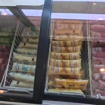 Paleteria San Marcos - Bolis flavors. Rompope, coconut, strawberry - Desserts Near Me - Dallas, Texas
