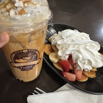 Mendoza’s Coffee - Dulce Leche and 15 Mini Pancakes - Coffee & Tea Near Me - Sun Valley, Nevada Mendoza’s Coffee - Dulce Leche and 15 Mini Pancakes - Coffee & Tea Near Me - Sun Valley, Nevada