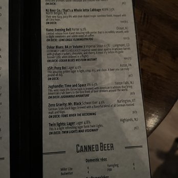 B2 Bistro + Bar - Menu Beer - Cocktail Bars Near Me - Red Bank, New Jersey