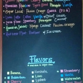 Keilani's Shave Ice - Great selection and combos - Shaved Ice Near Me Keilani's Shave Ice - Great selection and combos - Shaved Ice Near Me