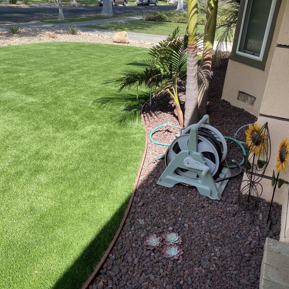 Vision Turf & Pavers - Lava rocks also- looks amazing - Artificial Turf Near Me - Orange, California Vision Turf & Pavers - Lava rocks also- looks amazing - Artificial Turf Near Me - Orange, California