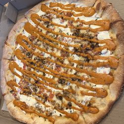 Lobo's Pizza & Grill - Chipotle shrimp pie