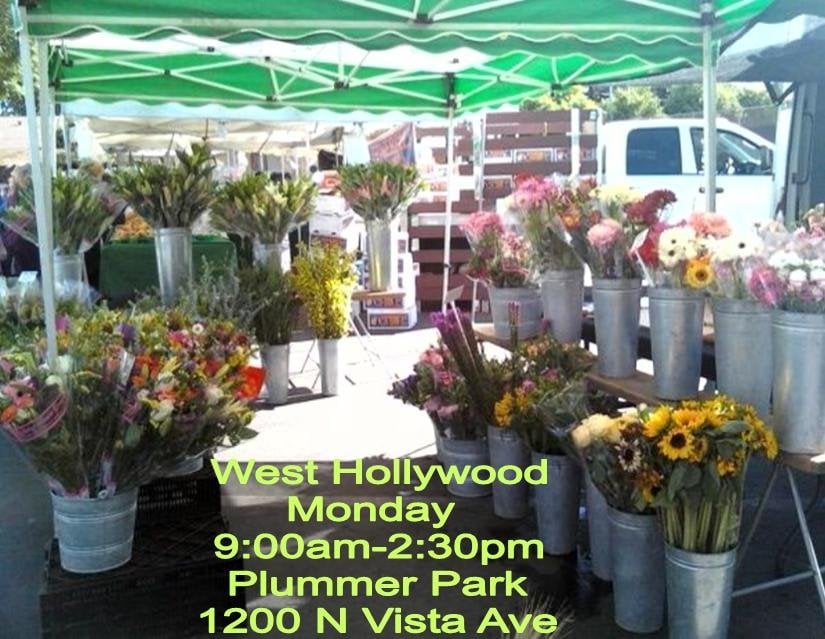 SKYLINE FLOWERS WEST HOLLYWOOD FARMERS MARKET 1200 N Vista Ave, Los
