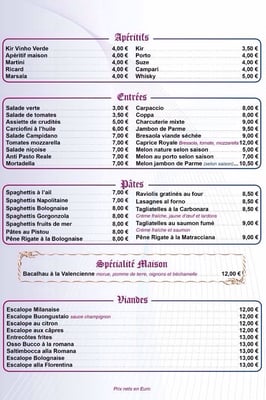 Menu photo 3 La Tavola Calda Paris, 75 Menu photo 3 La Tavola Calda Paris, 75