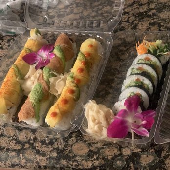 Leo’s kitchen - Spicy Mango Vegan Sushi Roll, Sweetie Pie Vegan Special Roll, Veggie Roll - all 10/10! - Sushi Bars Near Me - Chula Vista, California