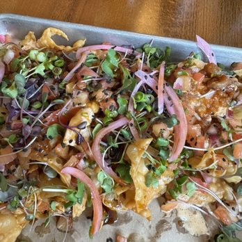 Nom Nom Poké Shop - Ahi Tuna Nachos - Japanese Near Me - Savannah, Georgia