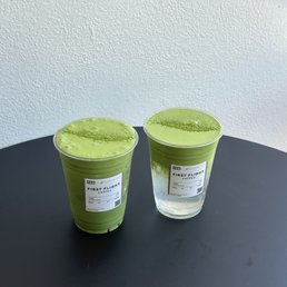First flight matcha and coconut matcha First flight matcha and coconut matcha