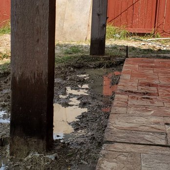 Backyard Paradise Luxury Pools - To extend the pool deck, they cut my existing concrete - Masonry/Concrete Near Me - Montgomery, Texas Backyard Paradise Luxury Pools - To extend the pool deck, they cut my existing concrete - Masonry/Concrete Near Me - Montgomery, Texas