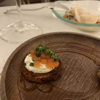 SARA - sweet potato latkes - Canadian (New) Near Me - Toronto, Ontario