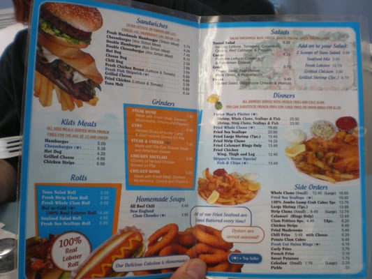 Menu photo 4 Skipper's Seafood Restaurant Niantic, CT