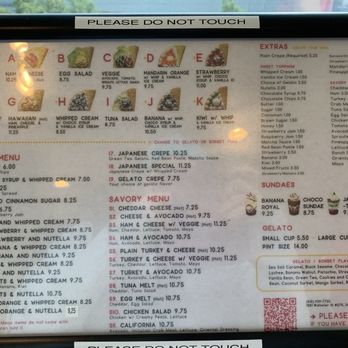 Sophie's Crepes - Menu as of 11/30/25 - Desserts Near Me - San Francisco, California Sophie's Crepes - Menu as of 11/30/25 - Desserts Near Me - San Francisco, California