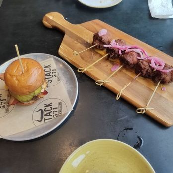 Stack 571 Burger & Whiskey Bar - Fatted sow slider Corn dogs Happy hour - Burgers Near Me - Bothell, Washington Stack 571 Burger & Whiskey Bar - Fatted sow slider Corn dogs Happy hour - Burgers Near Me - Bothell, Washington