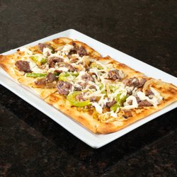 Symposium Cafe Restaurant Cambridge - Philly Cheese Steak Flatbread