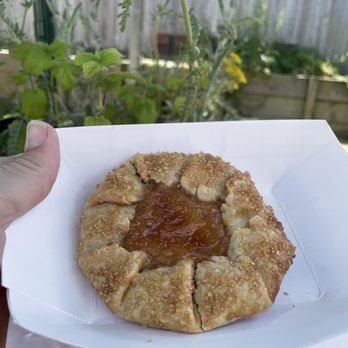 Emilou’s Café - A guava and cream cheese pastry. A new creation made today, 6.4.23. Delicious and refreshing! - Coffee & Tea Near Me - Sebastopol, California