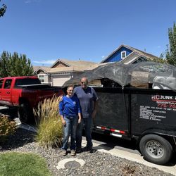 RC Junk Removal - All finished and loaded up. Sabrina & Rich of RC Junk Removal. A local and family owned company. Outstanding prices & service. Julie A