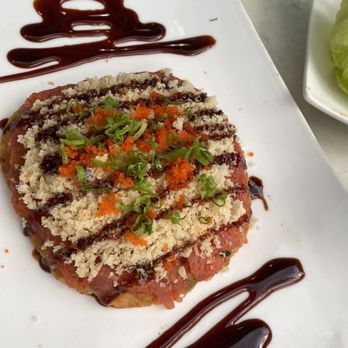 Jade Eatery And Lounge - Sushi Pizza is not same crust is so hard and size is much smaller same price - Asian Fusion Near Me - Forest Hills, New York Jade Eatery And Lounge - Sushi Pizza is not same crust is so hard and size is much smaller same price - Asian Fusion Near Me - Forest Hills, New York