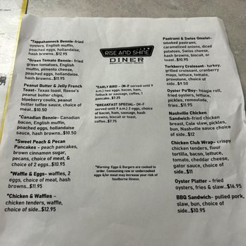Rise & Shine Diner - Diners Near Me - Ashland, Virginia Rise & Shine Diner - Diners Near Me - Ashland, Virginia