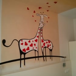 ibis Styles Dortmund West - Giraffen über dem Bett