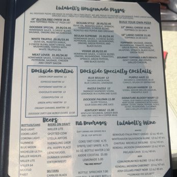 Lulabell’s Dockside - Menu - American Near Me - East Troy, Wisconsin Lulabell’s Dockside - Menu - American Near Me - East Troy, Wisconsin