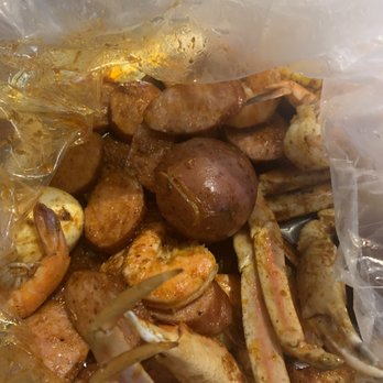 Juicy Seafood Indy - Castleton - Crab legs, shrimp, sausage, potatoes, boiled egg. Seasoned with hot and garlic. - Seafood Near Me - Indianapolis, Indiana Juicy Seafood Indy - Castleton - Crab legs, shrimp, sausage, potatoes, boiled egg. Seasoned with hot and garlic. - Seafood Near Me - Indianapolis, Indiana