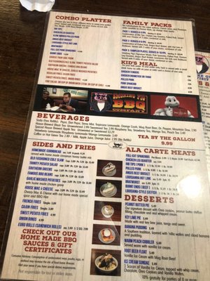 Menu photo 6 Smoking Pig BBQ Las Vegas, NV
