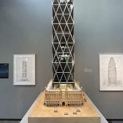 The Vertical City - Models of tall buildings designed by famed architect Lord Norman Foster and his firm Foster + Partners