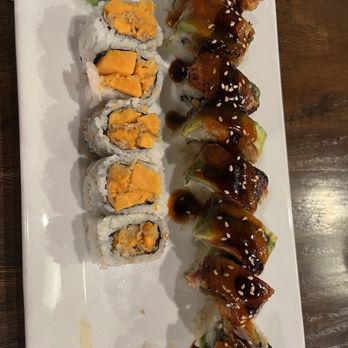 Fuji Mountain - Mango shrimp And yam sushi rolls - Japanese Near Me - Philadelphia, Pennsylvania Fuji Mountain - Mango shrimp And yam sushi rolls - Japanese Near Me - Philadelphia, Pennsylvania
