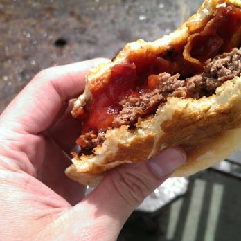 Milt's Stop & Eat - Bacon, Burger, Ketchup.  Yes... I eat like a 5 year old, but it's oh so delicious. - Fast Food Near Me - Moab, Utah