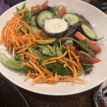 Woolley's Grill & Lounge - House salad w/ ranch - New American Near Me - Aurora, Colorado Woolley's Grill & Lounge - House salad w/ ranch - New American Near Me - Aurora, Colorado