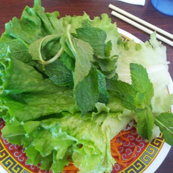 Thanh Binh - Herbs on the side for eggrolls - Vietnamese Near Me - Lake Forest, California Thanh Binh - Herbs on the side for eggrolls - Vietnamese Near Me - Lake Forest, California
