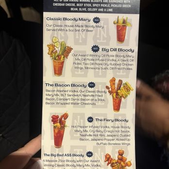 Northern Taphouse - Bloody Mary Menu - American Near Me - Plymouth, Minnesota Northern Taphouse - Bloody Mary Menu - American Near Me - Plymouth, Minnesota