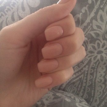 Modern Nail Bar - SNS with color by vicky (CNDc Shellack / bare chemise) - Nail Salons Near Me - Arlington, Virginia