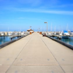 Waukegan Harbor & Marina - Main pier of South Harbor