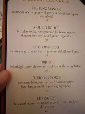 Menu photo 4 Le Cirque Las Vegas, NV Menu photo 4 Le Cirque Las Vegas, NV