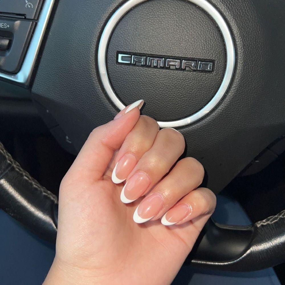 Villa Nail Spa - Oval French nails - Nail Salons Near Me - Tallahassee, Florida Villa Nail Spa - Oval French nails - Nail Salons Near Me - Tallahassee, Florida