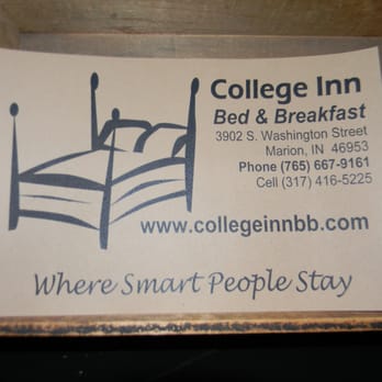 The College Inn - Check them out! - Bed & Breakfast Near Me - Marion, Indiana The College Inn - Check them out! - Bed & Breakfast Near Me - Marion, Indiana