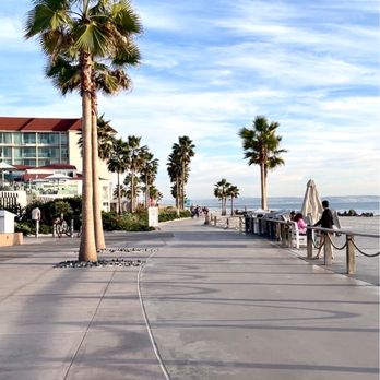 Coronado Center Beach - Beach Boardwalk to Hotel del Coronado - Beaches Near Me - Coronado, California