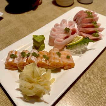 Go Sushi Japanese Restaurant - hamachi, sake, and toro belly slices - Japanese Near Me - Pacifica, California Go Sushi Japanese Restaurant - hamachi, sake, and toro belly slices - Japanese Near Me - Pacifica, California