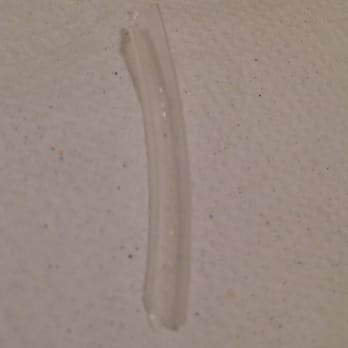 Wu' s Shanghai Dumpling - Found this inch-long piece of plastic in my mixed vegetable noodle soup. - Shanghainese Near Me - Edison, New Jersey