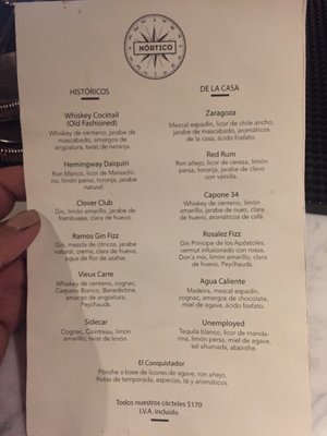 Menu photo 4 Nortico Tijuana, BCN