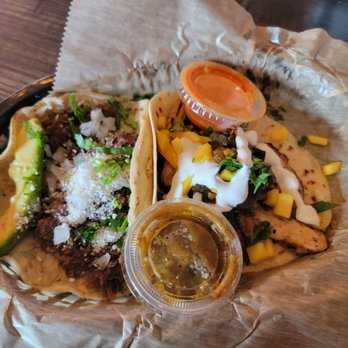 Torchy's Tacos - Democrat (left) and Brushfire (right) - Tex-Mex Near Me - Glen Allen, Virginia Torchy's Tacos - Democrat (left) and Brushfire (right) - Tex-Mex Near Me - Glen Allen, Virginia