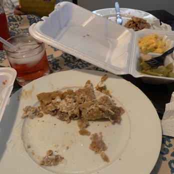 Norma's Cafe - Very little chicken fried steak! All batter! Pretty disappointing:) - Cafes Near Me - Frisco, Texas